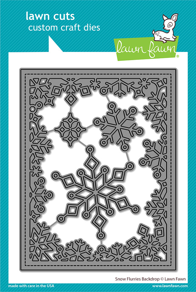 Lawn Fawn LF2976 Snow Flurries Backdrop