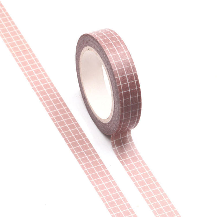Washi Tape Neutral Grid 10mm