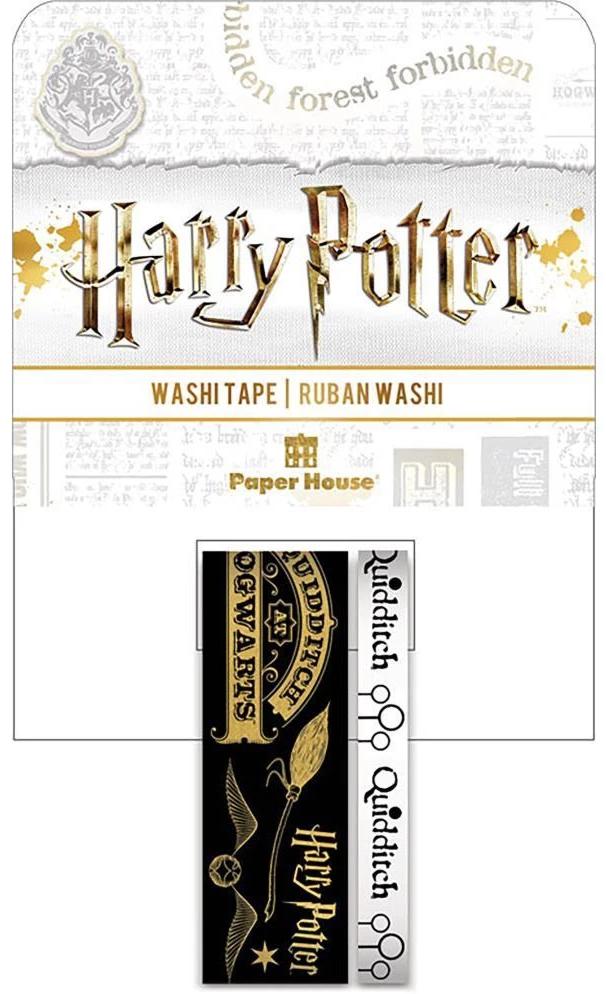 Paper House Washi Tape 2/Pkg - Harry Potter - House Crests