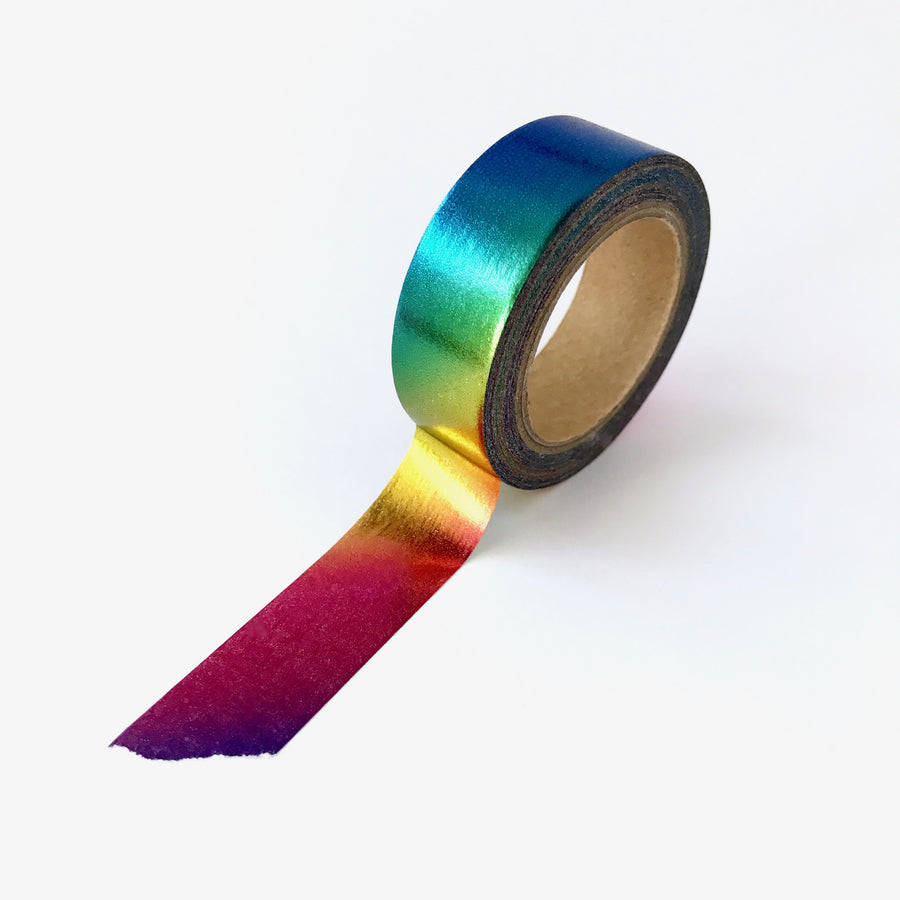 Washi Tape, Foil, Rainbow