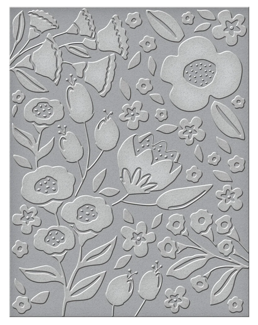 Spellbinders - Embossing Folder - Simply Perfect Florets