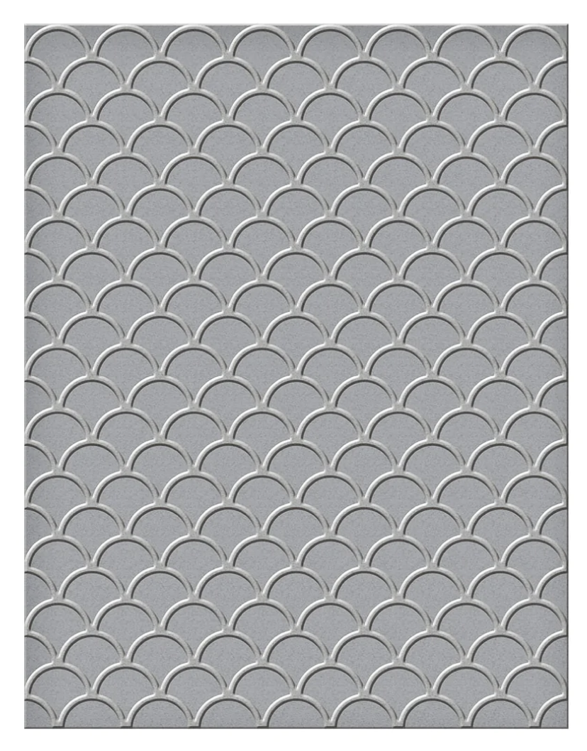 Spellbinders - Embossing Folder - Scallops