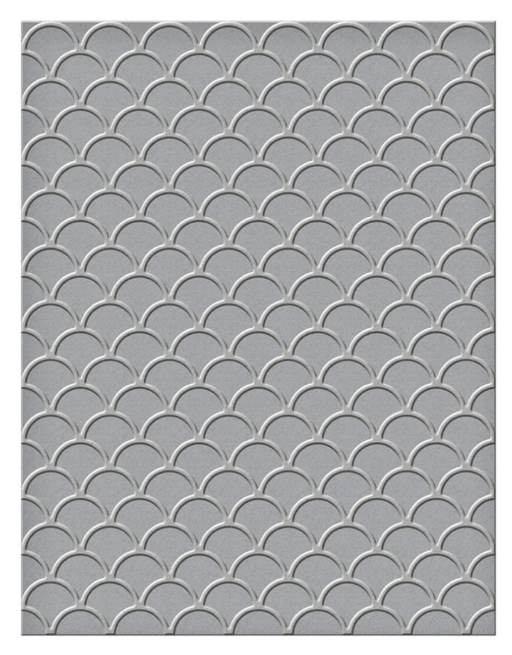 Spellbinders - Embossing Folder - Scallops