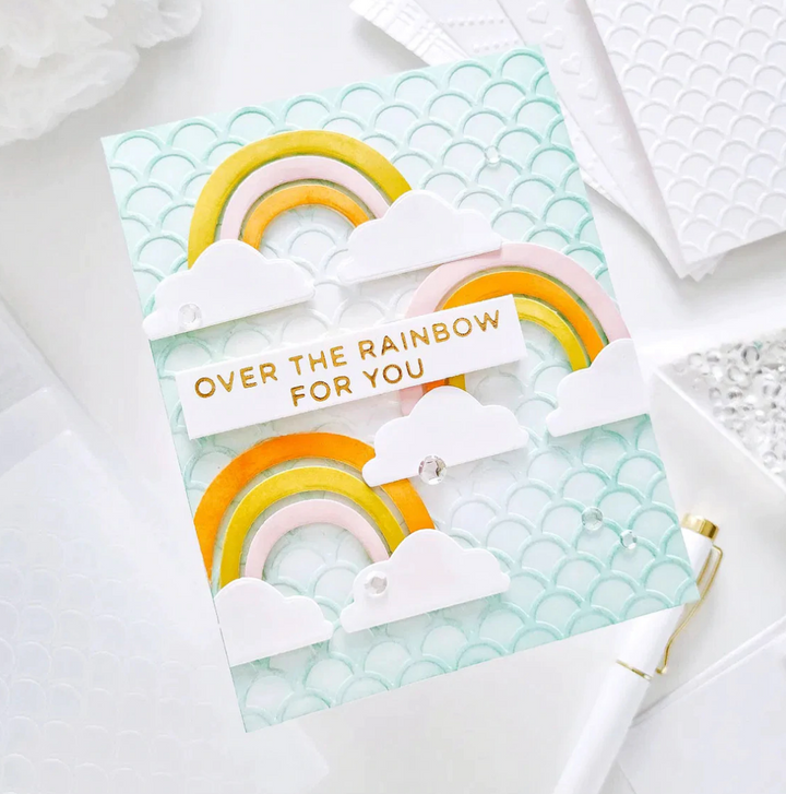 Spellbinders - Embossing Folder - Scallops