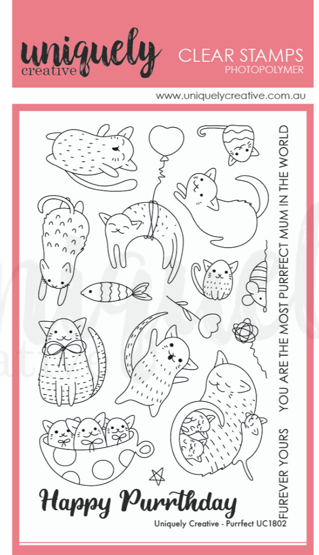 UC1802 Purrfect Stamp Set