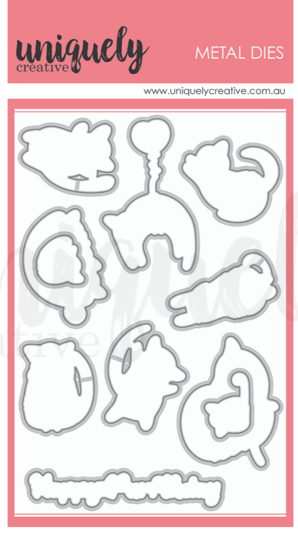 UCD1913 Purrfect Fussy Cutting Die Set