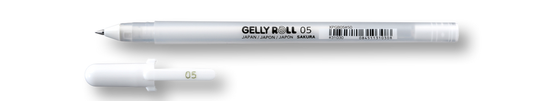 Sakura Gelly Roll Gel Pen 05, Fine Point - White