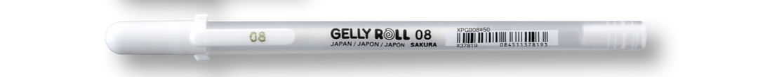 Sakura Gelly Roll Gel Pen 08, Medium Point - White