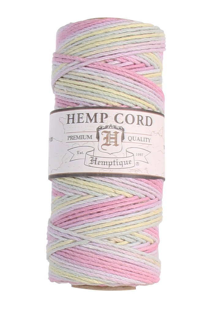 Hemptique Hemptique Hemp Macrame Cord #20 - Baby Pastel