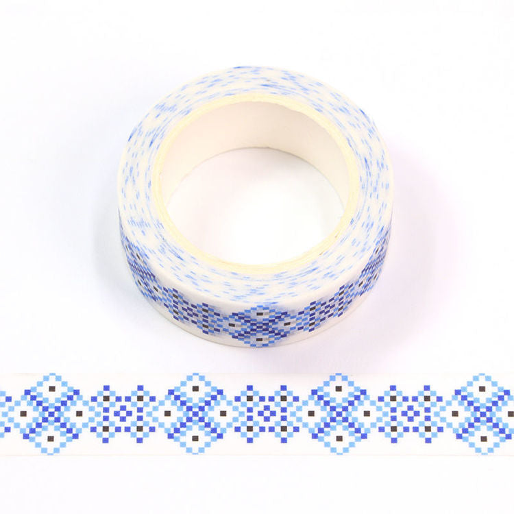 Washi Tape, Mosaic Blue