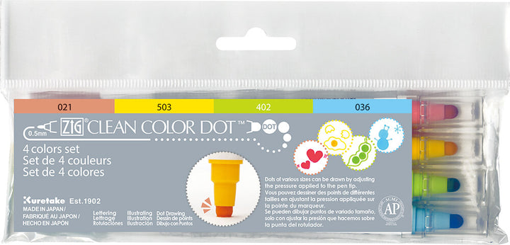 Zig Clean Color Dot Pens 