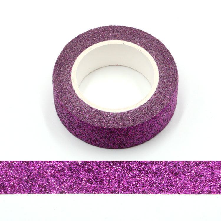 Sparkle Glitter Tape Dark pink purple