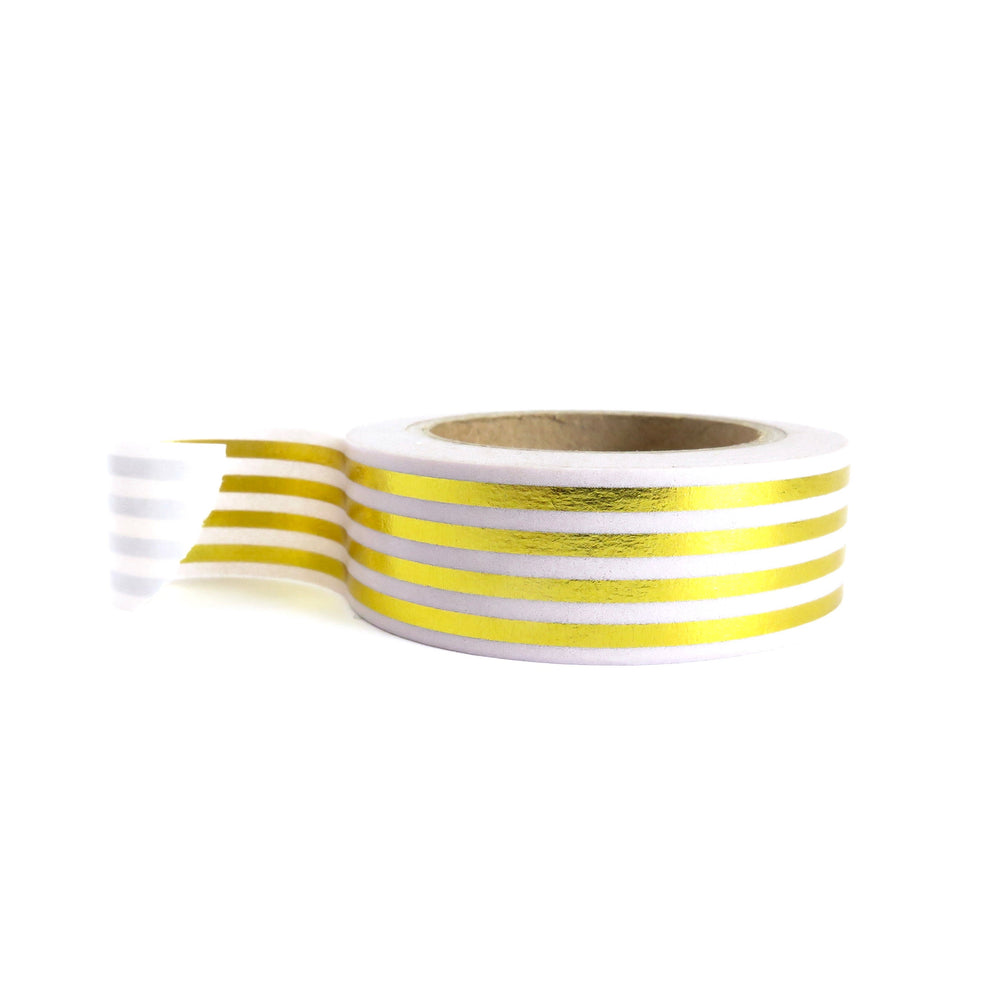 washi tape gold foil stripe