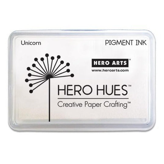 Hero Hues Pigment Ink Pad - Unicorn White