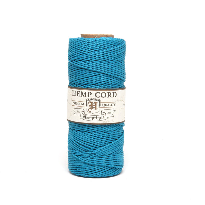 Hemptique Turquoise Hemp Macrame Cord