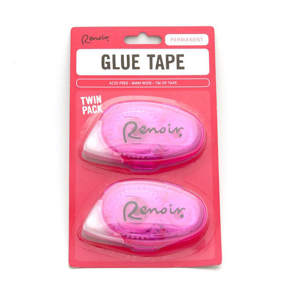 Renoir Permanent Glue Tape Twin Pack - Acid Free