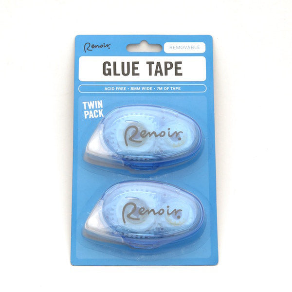 Renoir Removable Glue Tape Twin Pack Acid Free