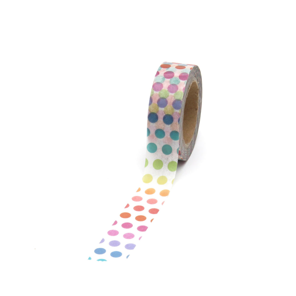 Washi Tape Polka Dot Rainbow