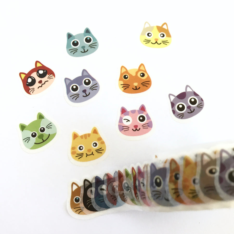 Washi Tape Stickers, Cats