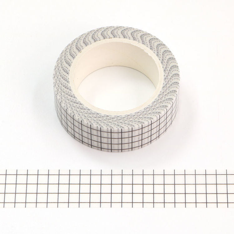Washi Tape - White Grid