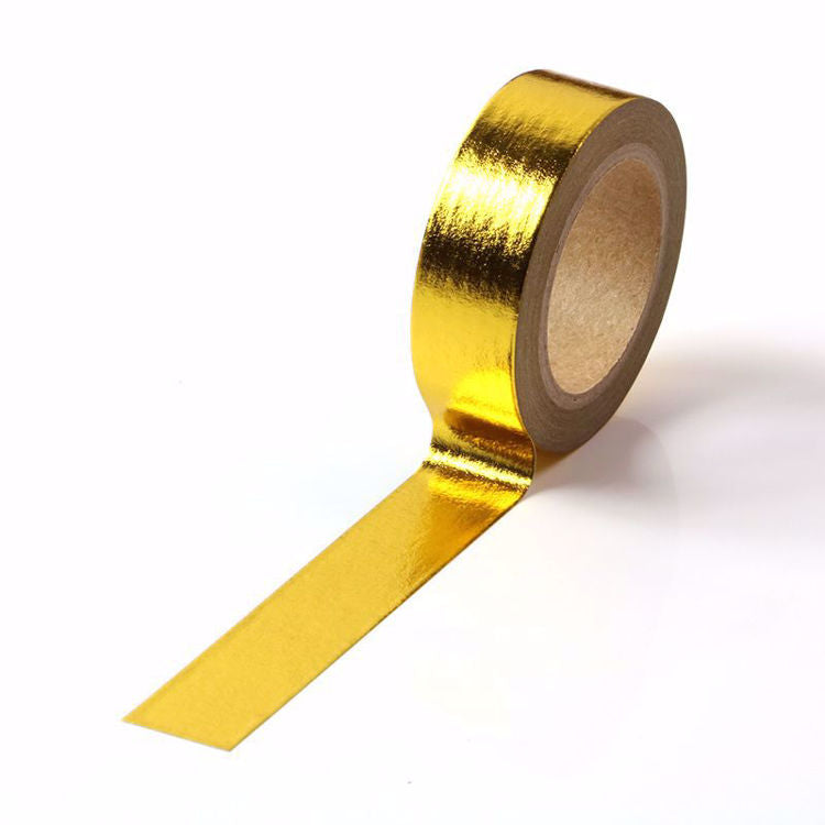 Washi Tape, Yellow Gold Foil